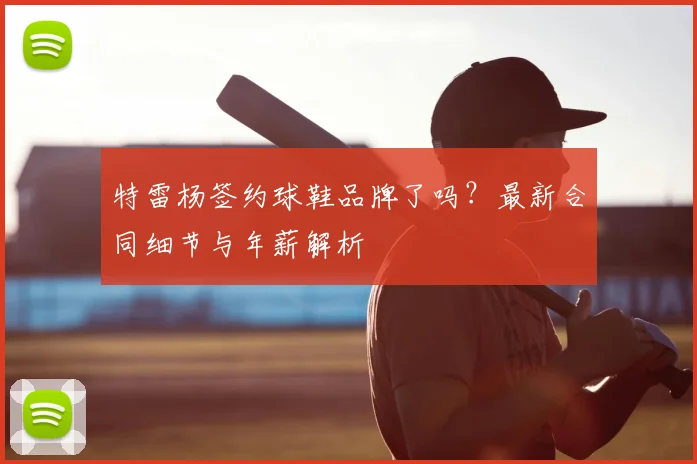 特雷杨签约球鞋品牌了吗?最新合同细节与年薪解析